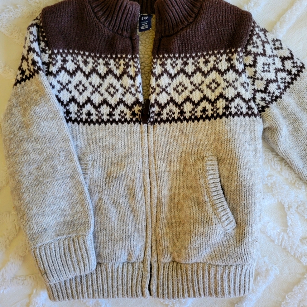 Boy's Zip up Sweater